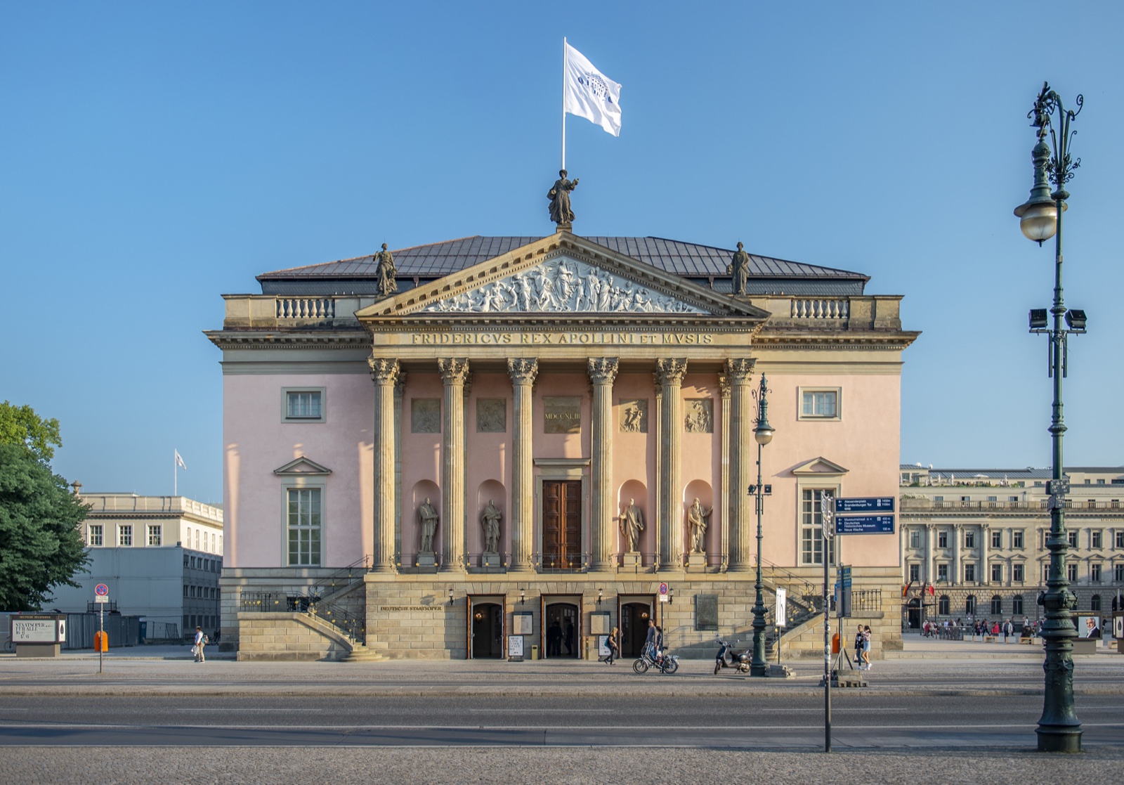 Front of Staatsoper Unter den Linden on Unter den Linden