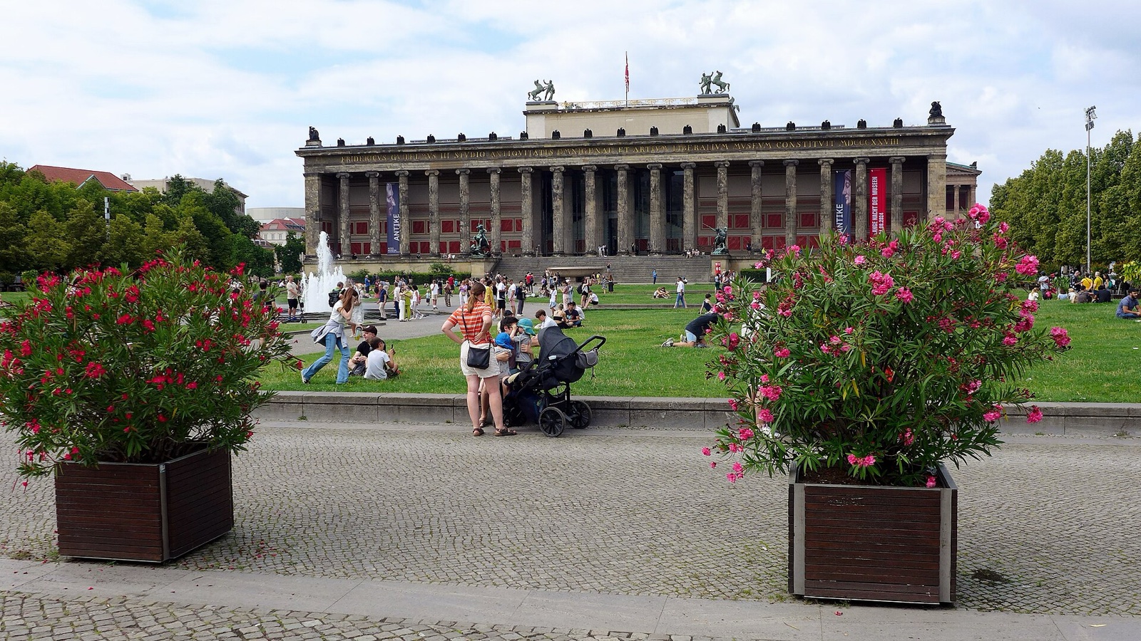 Lustgarten and the Altes Museum in Berlin